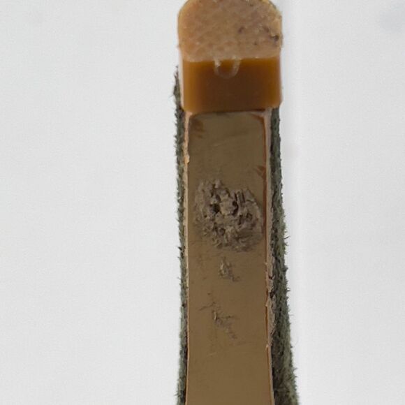 Journee Womens Size 7.5 Collection Samara Stiletto Heels Olive Peep Toe Shoes - Picture 9 of 9